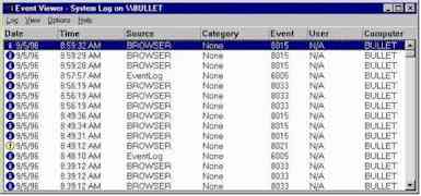 Event Viewer Log